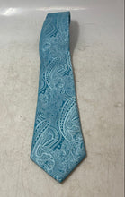 Load image into Gallery viewer, Pierre Cardin Mens Light Turquoise Paisley Print Adjustable Formal Designer Tie