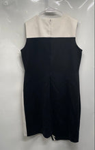 Load image into Gallery viewer, Tommy Hilfiger Womens Black White Colorblock Sleeveless Short Sheath Dress Sz 18