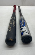Load image into Gallery viewer, Lot Of 2 Pcs Louisville Slugger Black Silver-Tone Outdoor Game Baseball Bats