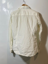 Load image into Gallery viewer, Authentic Burberry London Womens Ivory Long Sleeve Button-Up Shirt Size L