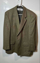 Load image into Gallery viewer, Gianfranco Ruffini Mens Brown Plaid Long Sleeve 3-Button Blazer Size R-44