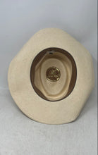 Load image into Gallery viewer, Stetson Mens Royal Flush Beige 10X Shantung Straw Cowboy Hat Size 55-6 7/8