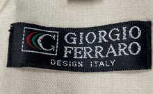 Load image into Gallery viewer, Giorgio Ferraro Mens Beige Collared Long Sleeve Dress Shirt Size 16.5