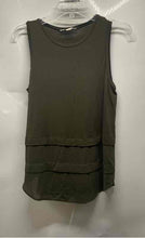 Load image into Gallery viewer, Michael Kors Womens Green Sleeveless Crew Neck Pullover Tank Top Size M