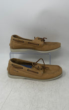 Load image into Gallery viewer, Clarks Mens Brown Leather Moc Toe Low Top Lace-Up Boat Shoes Size 9 M