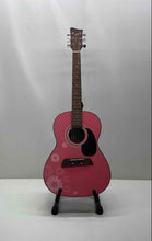 Load image into Gallery viewer, Fuel By First Act EL3036 Pink Floral Adjustable 6 String Acoustic Guitar