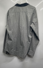 Load image into Gallery viewer, Banana Republic Mens Gray Slim-Fit Long Sleeve Collared Button-Up Shirt Size L