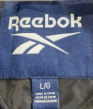 Load image into Gallery viewer, Reebok Mens Black Color Long Sleeve Pockets Full-Zip Bomber Jacket Size L