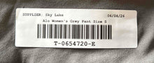 Load image into Gallery viewer, Alo Womens Gray Coolfit Drawstring Pockets Athletic Capri Pants Size S