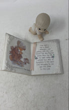 Load image into Gallery viewer, Precious Moments Footprints In The Sand Book Baby Porcelain Figurine Collectible