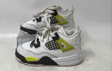 Load image into Gallery viewer, Nike Kids Air Jordan 4 Retro HJ5989-100 White Lace-Up Sneaker Shoes Size 9C