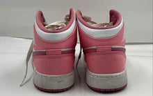 Load image into Gallery viewer, Nike Kids Air Jordan 1 Mid DQ8423-616 Pink Lace-Up Basketball Shoes Size 5.5Y