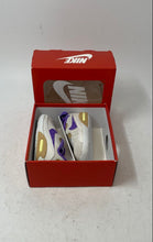 Load image into Gallery viewer, Nike Toddler Boys Air Max 90 CB White Purple Sneakers Shoes Size 2C With Box