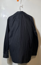 Load image into Gallery viewer, Michael Kors Mens Black Cotton Long Sleeve Collared Dress Shirt Size L 16-16.5