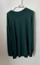 Load image into Gallery viewer, Abercrombie & Fitch Womens Green Long Sleeve Soft A&F Cozy Pullover T-Shirt Sz L