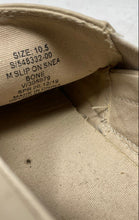 Load image into Gallery viewer, Banana Republic Mens Beige Leather Round Toe Slip-On Sneaker Shoes Size 10.5
