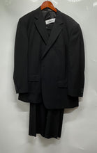 Load image into Gallery viewer, Fineri Mens Black Long Sleeve Pockets Two-Piece Suit Pant Set Size 44/42