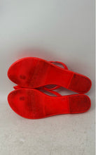 Load image into Gallery viewer, Melissa Womens Harmonic Bow II Orange Open Toe Slip-On Flip Flop Sandals Size 7