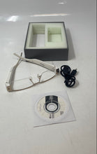 Load image into Gallery viewer, Icem On White USB Video Recorder Mini Camera Eyeglasses W/Accessories Not Tested