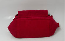 Load image into Gallery viewer, Kipling Womens Red Inner Pocket Charm Adjustable Strap Crossbody Purse