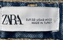 Load image into Gallery viewer, Zara Womens Blue Medium Wash Pockets Denim Stretch Skinny Leg Jeans Size 0