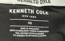 Load image into Gallery viewer, Kenneth Cole Mens Black White Gray Short Sleeve Collared Polo Shirt Size 4X