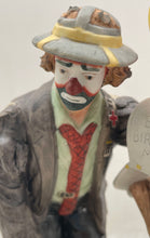 Load image into Gallery viewer, Flambro Emmett Kelly Jr 70th Birthday Mail Home Decorative Clown Figurine