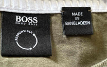 Load image into Gallery viewer, Hugo Boss Mens Green Yellow Short Sleeve Crew Neck Pullover T-Shirt Size Medium