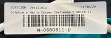 Load image into Gallery viewer, Mens Green Short Sleeve Dolphins Cancer Challenge Pullover T-Shirt Size XL