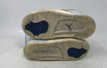 Load image into Gallery viewer, Nike Kids Air Jordan 4 RM FQ7936-101 White Gray Lace-Up Sneaker Shoes Size 11C