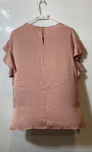 Load image into Gallery viewer, Vince Camuto Womens Pink Short Sleeve Crew Neck Blouse Top Size Small