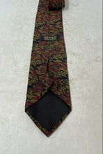 Load image into Gallery viewer, Retro Design Studios Mens Brown Pink Printed Silk Adjustable Designer Tie