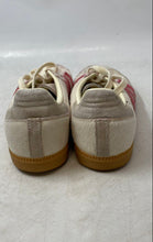 Load image into Gallery viewer, Adidas Womens Samba JS3935 Gray Beige Pink Lace-Up Low Top Running Shoes Size 8