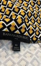 Load image into Gallery viewer, Banana Republic Womens Yellow And Black Straight & Pencil Skirt Size 10