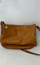 Load image into Gallery viewer, Saks Fifth Avenue Womens Brown Leather Adjustable Strap Crossbody Bag