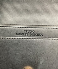 Load image into Gallery viewer, Badgley Mischka Womens Black Gold Inner Pockets Chain Strap Shoulder Bag