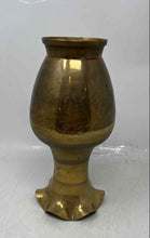 Load image into Gallery viewer, Engraved Brass Home Decorative Collectible Scalloped Edge Flower Vase