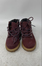 Load image into Gallery viewer, Timberland Kids 6-Inch Premium Burgundy Leather Waterproof Ankle Boots Size 5