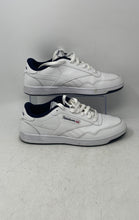 Load image into Gallery viewer, Reebok Mens Club MEMT FW8206 White Blue Leather Low Top Tennis Shoes Size 9.5