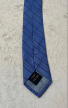 Load image into Gallery viewer, Banana Republic Mens Blue Plaid Print Keeper Loop Adjustable Pointed Tie