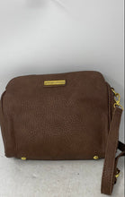 Load image into Gallery viewer, Adrienne Vittadini Womens Brown Adjustable Strap Shoulder Crossbody Bag