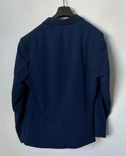Load image into Gallery viewer, Zara Mens Blue Notch Lapel Single-Breasted Two-Button Blazer Jacket Size 44