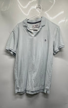 Load image into Gallery viewer, Penguin Mens Light Blue Short Sleeve Collared Golf Polo Shirt Size Large
