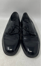 Load image into Gallery viewer, Adolfo Mens Black Leather Round Toe Lace-Up Oxford Dress Shoes Size 10.5