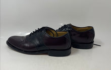 Load image into Gallery viewer, Johnston & Murphy Mens Burgundy Lace-Up Wingtip Oxford Dress Shoes Size 8.5