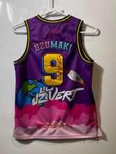 Load image into Gallery viewer, Headgear Classics Mens Purple Naruto Lil Uzi Vert #9 Basketball Jersey Tank Sz M