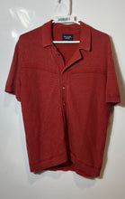 Load image into Gallery viewer, Abercrombie & Fitch Mens Orange Short Sleeve Button-Up Shirt Size Small