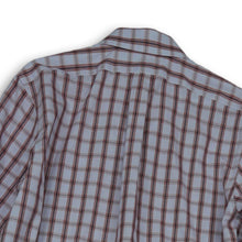 Load image into Gallery viewer, Banana Republic Mens White Red Plaid Cotton Classic Fit Button Up Shirt Size L/G