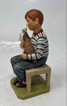 Load image into Gallery viewer, Norman Rockwell Boy At The Vets Saturday Evening Post 1962 Porcelain Figurine