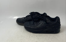 Load image into Gallery viewer, Nike Kids Air Max 90 CD6864-028 Black Leather Lace-Up Sneaker Shoes Size 7Y